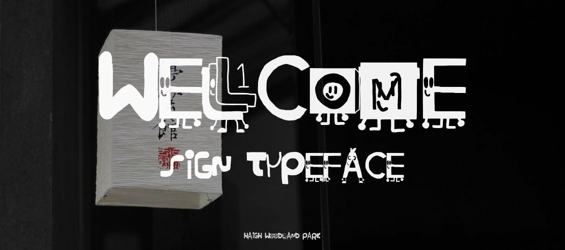 Welcome Sign Font