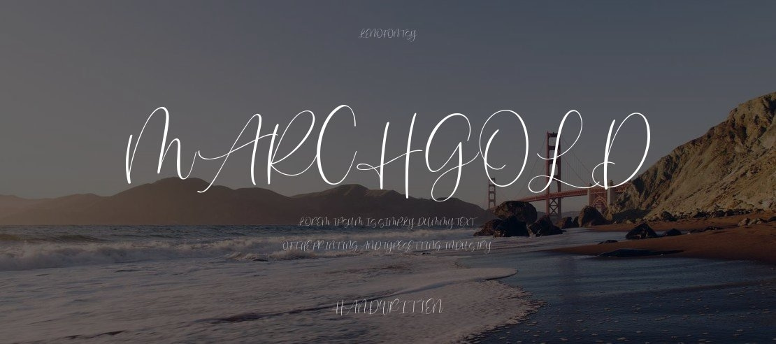 Marchgold Font