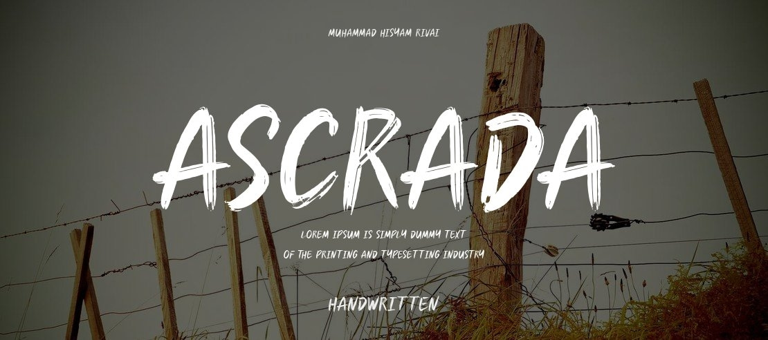 Ascrada Font