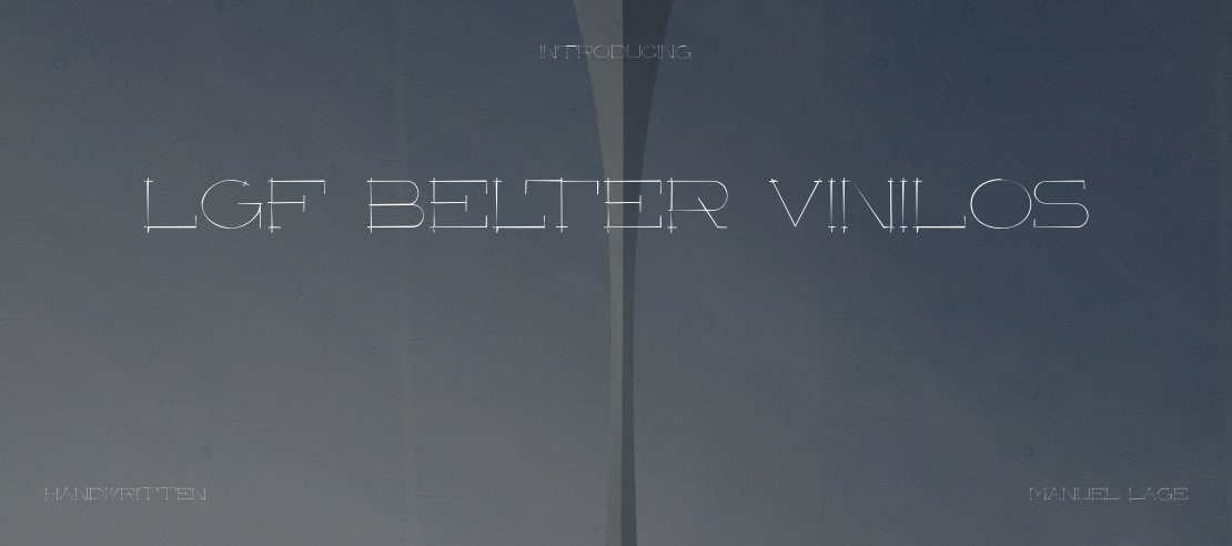 LGF BELTER VINILOS Font Family