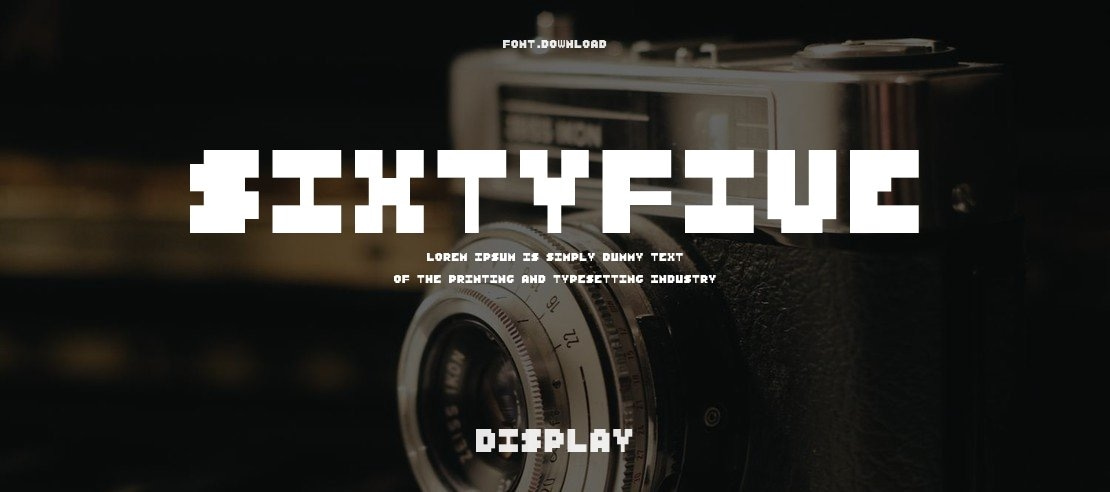 SixtyFive Font