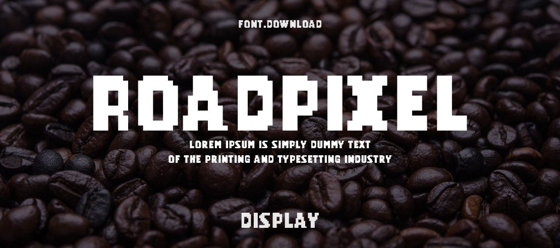 RoadPixel Font