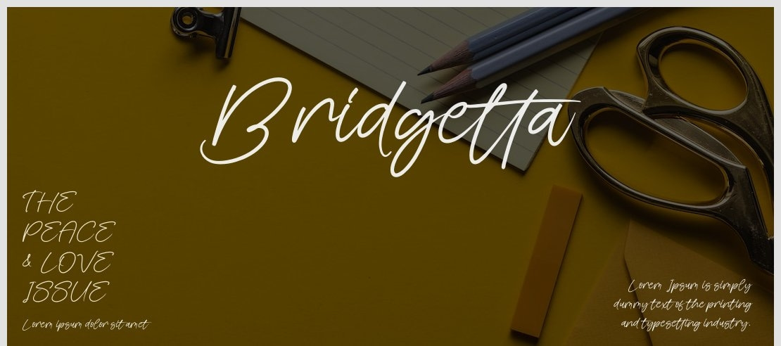 Bridgetta Font
