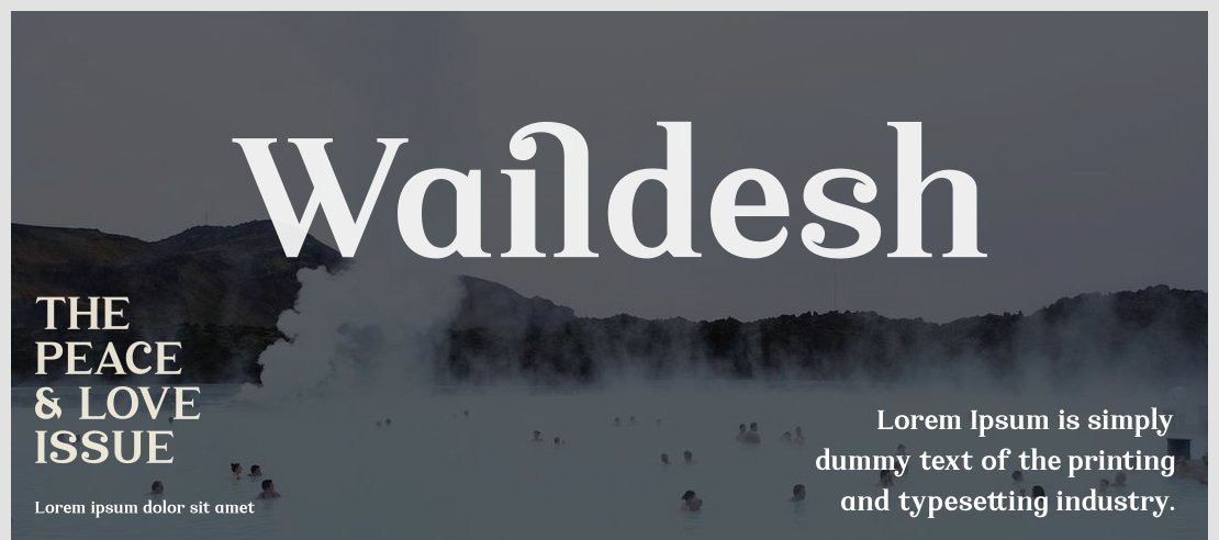 Waildesh Font