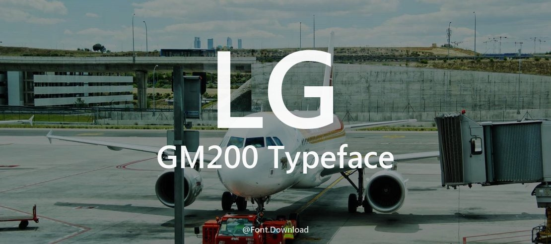 LG GM200 Font