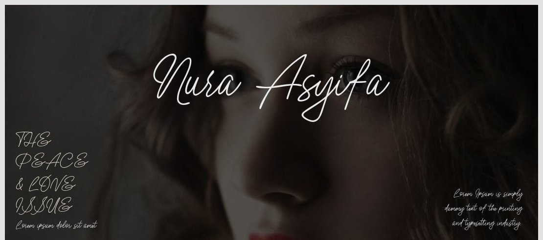 Nura Asyifa Font