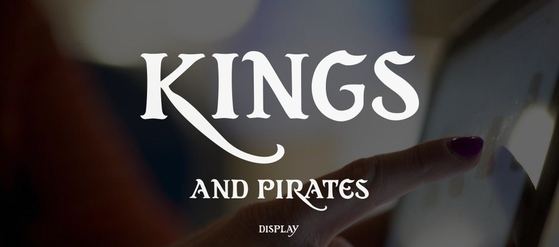 kings and pirates Font