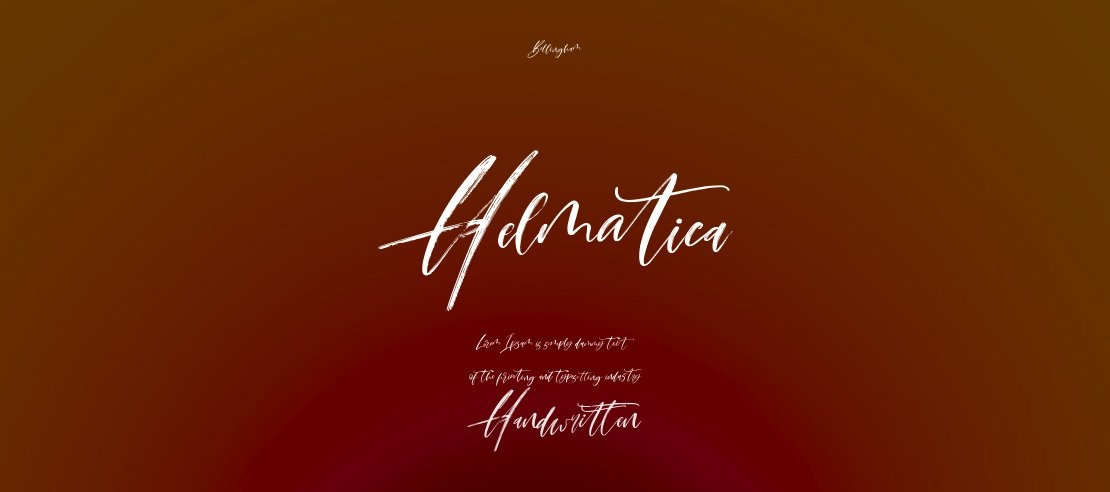 Helmatica Font