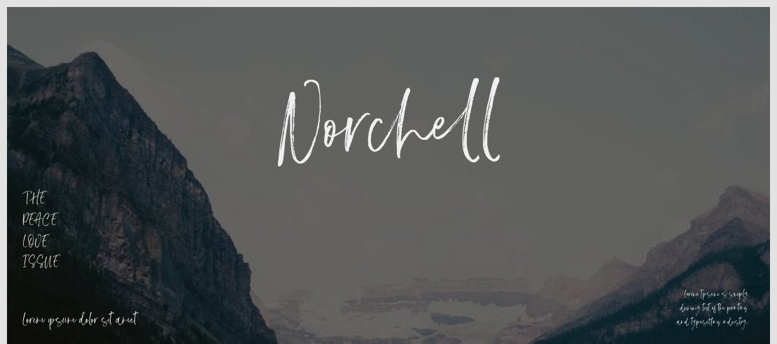 Norchell Font