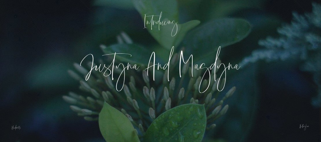 Justyna And Magdyna Font