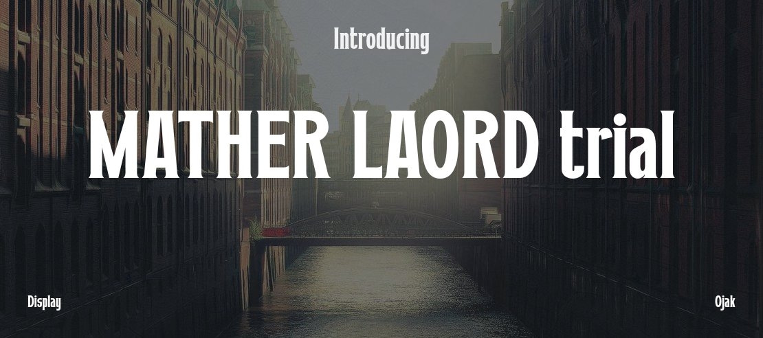 MATHER LAORD trial Font