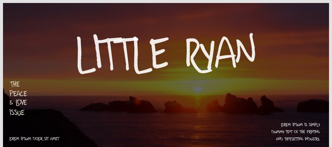 Little Ryan Font Family