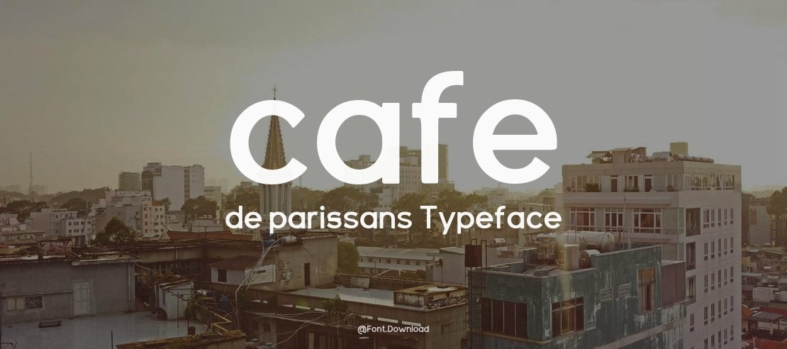 cafe de paris-sans Font Family