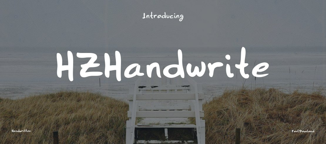 HZHandwrite Font