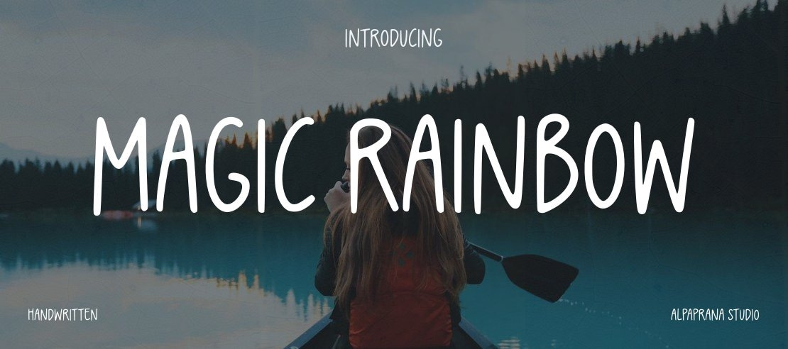 Magic Rainbow Font