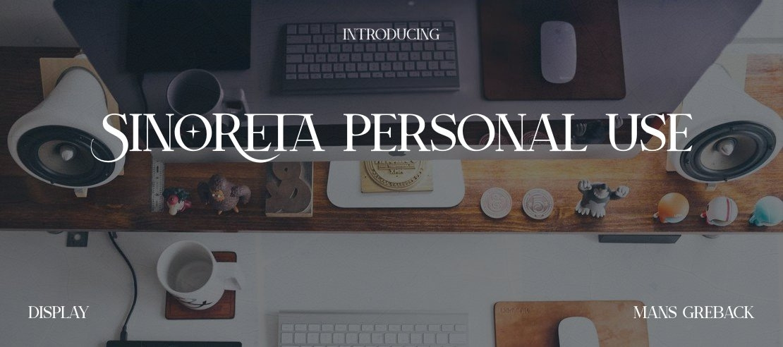 Sinoreta PERSONAL USE Font