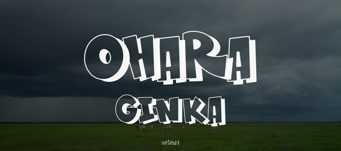 OHARA GINKA Font