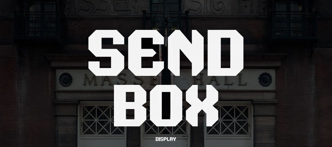 Send Box Font