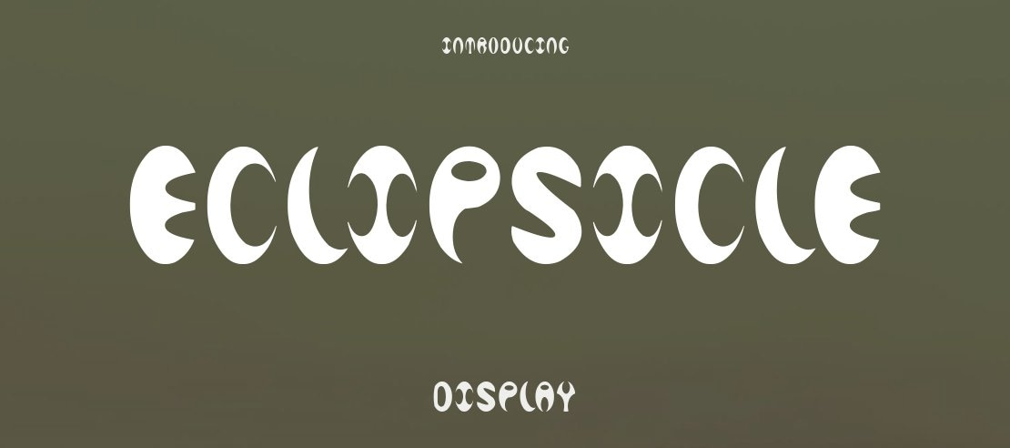 Eclipsicle Font