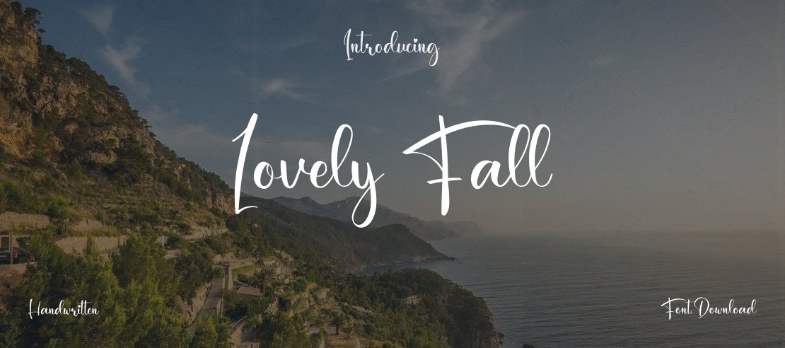 Lovely Fall Font