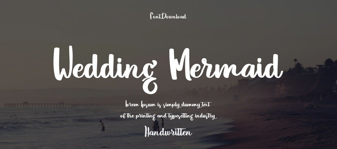 Wedding Mermaid Font