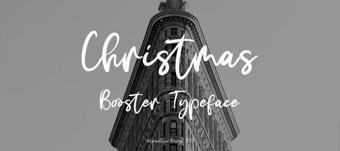 Christmas Booster Font