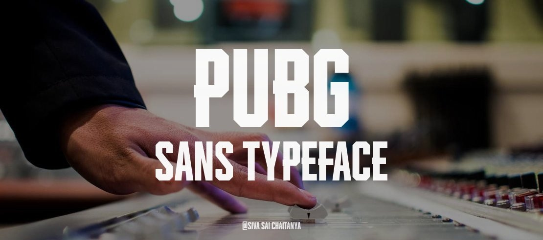 Pubg Sans Font