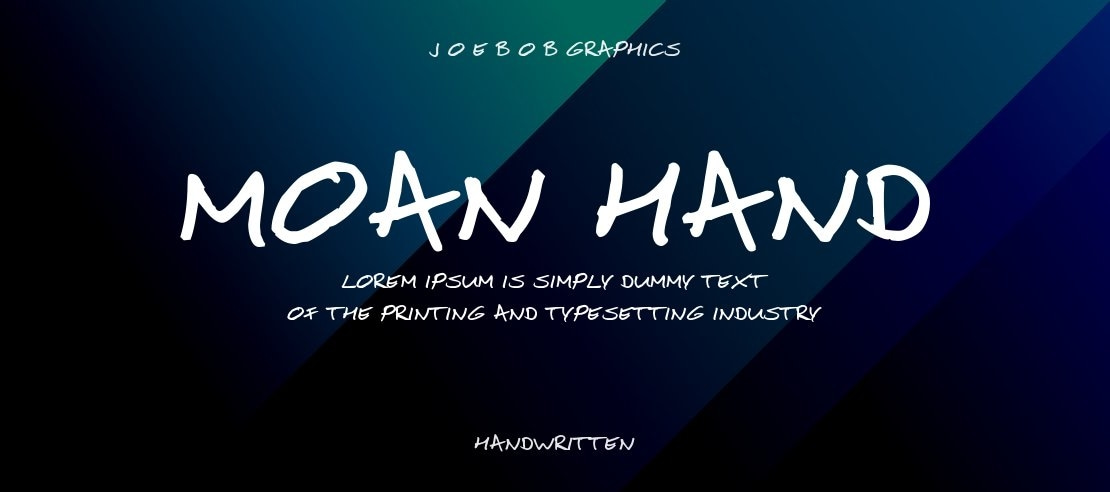 Moan Hand Font Family