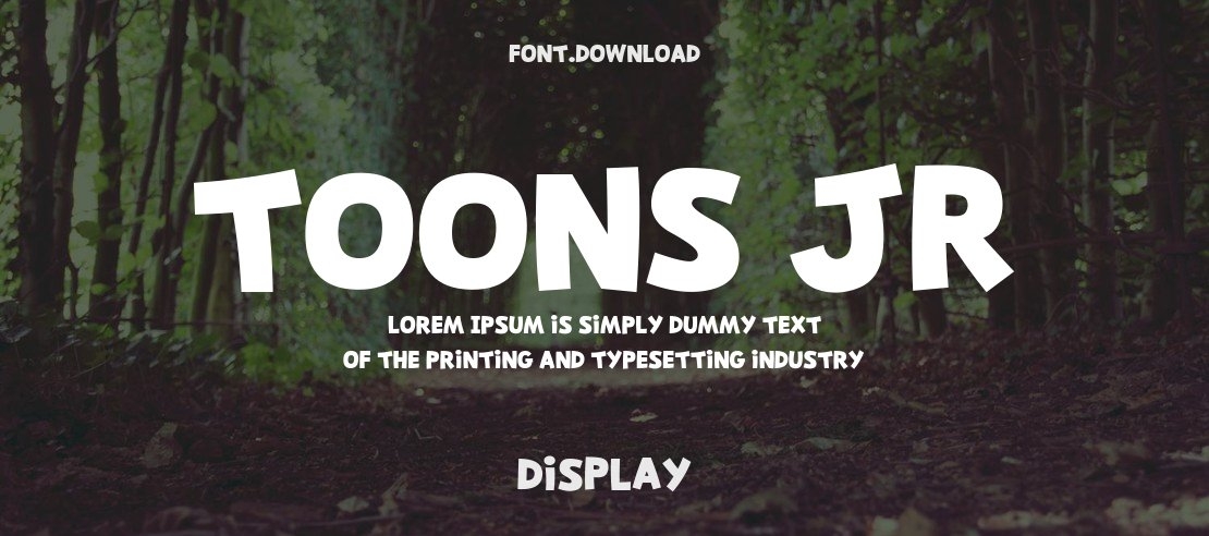 Toons Jr Font