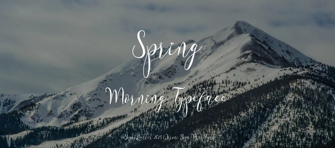 Spring Morning Font