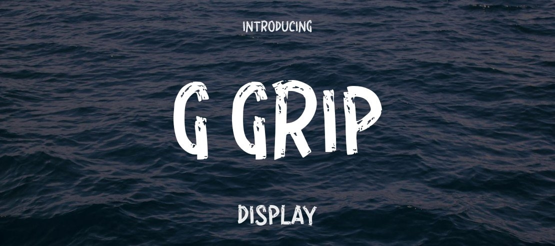 g Grip Font