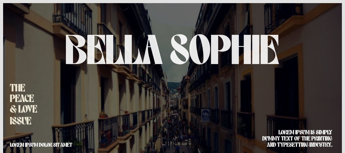 BELLA SOPHIE Font