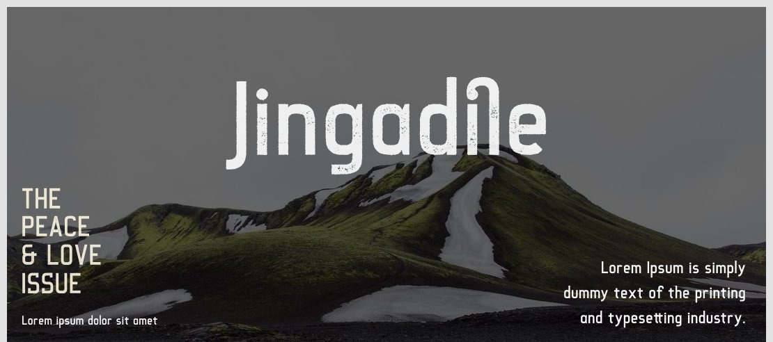 Jingadile Font