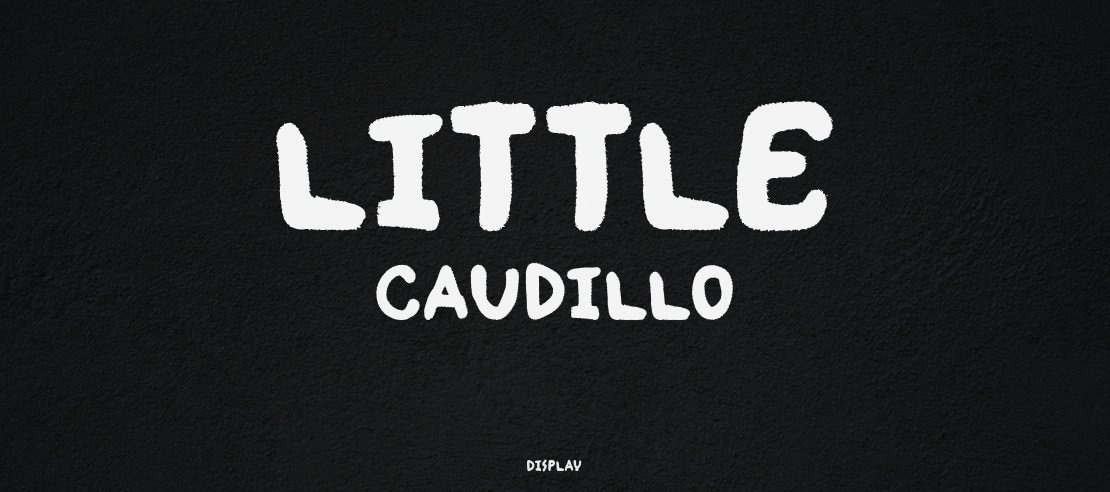 Little Caudillo Font