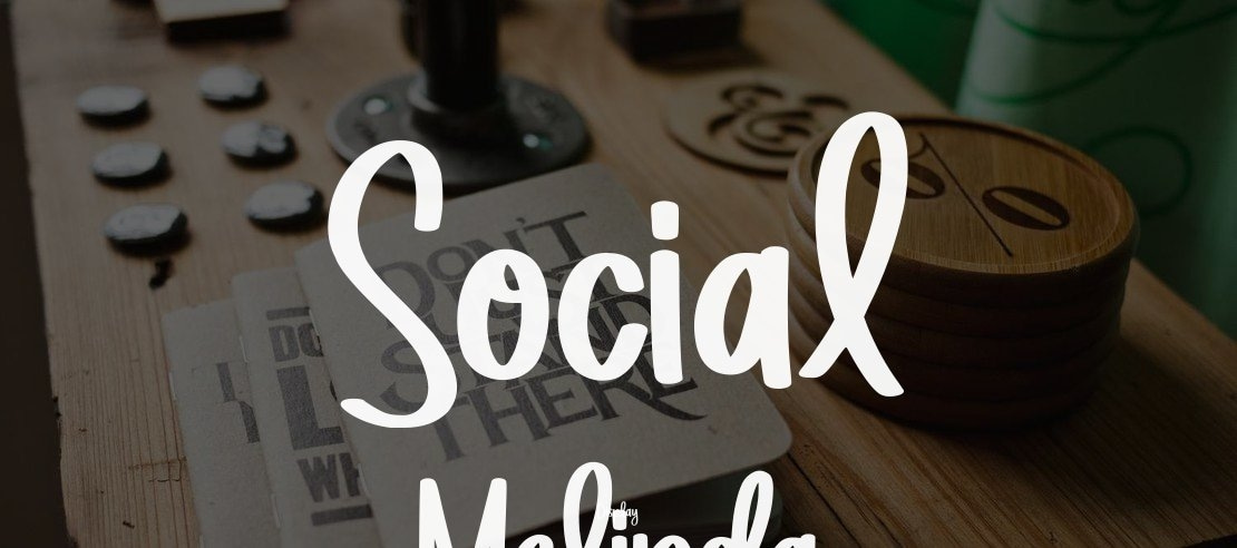 Social Melinda Font