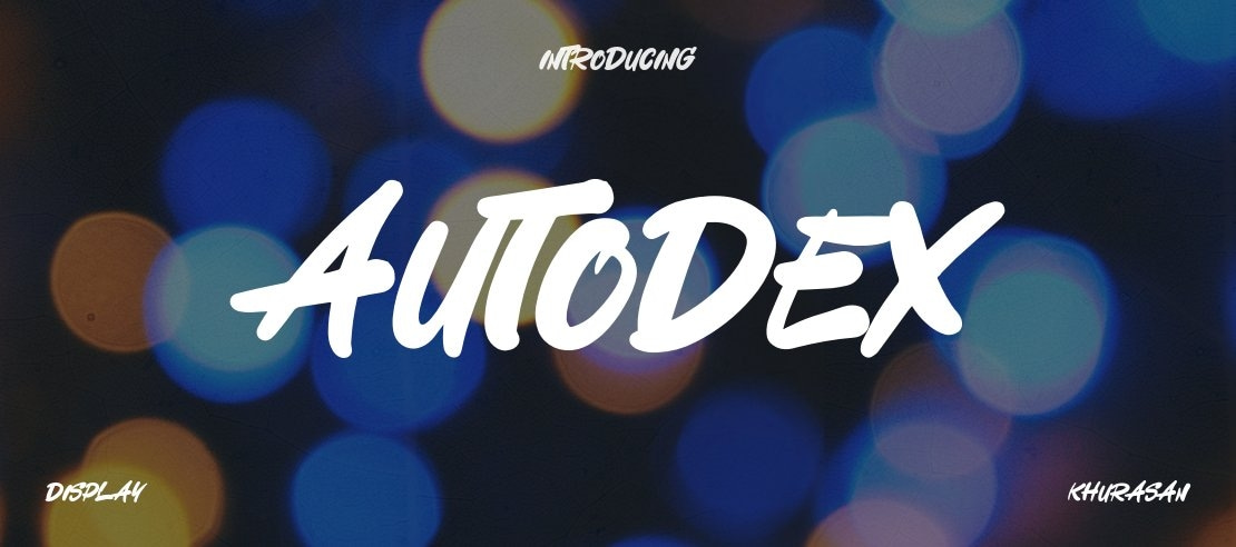Autodex Font
