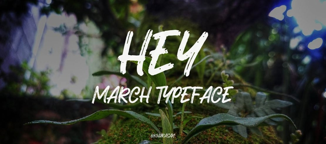 Hey March Font