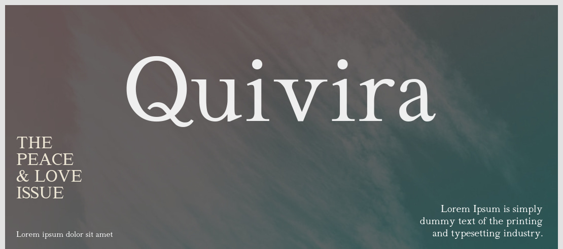 Quivira Font