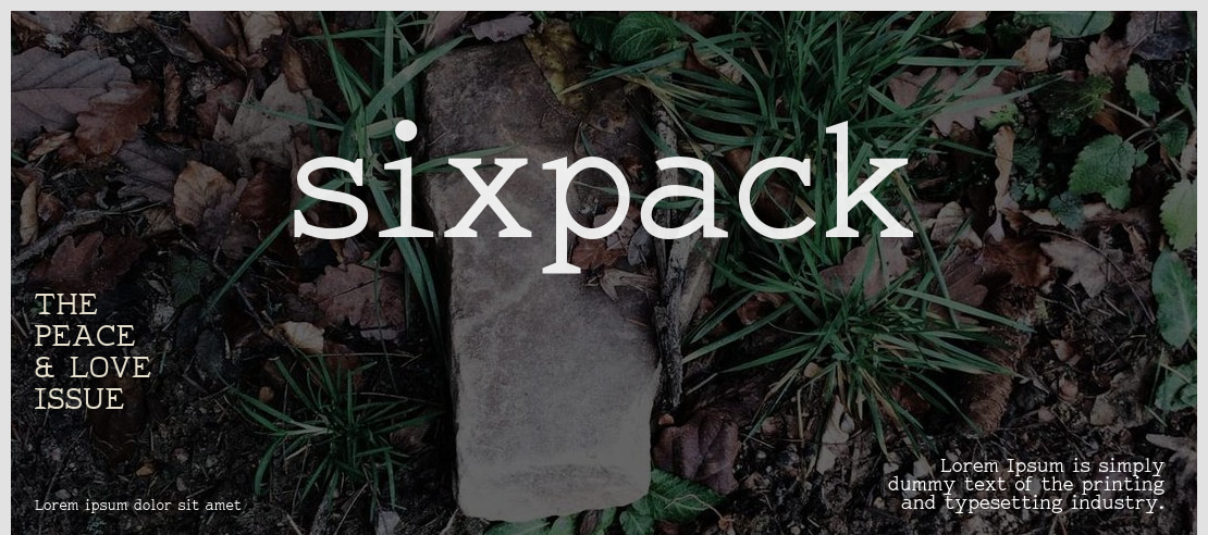 sixpack Font