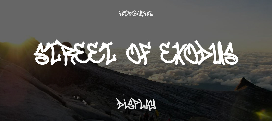 Street Of Exodus Font