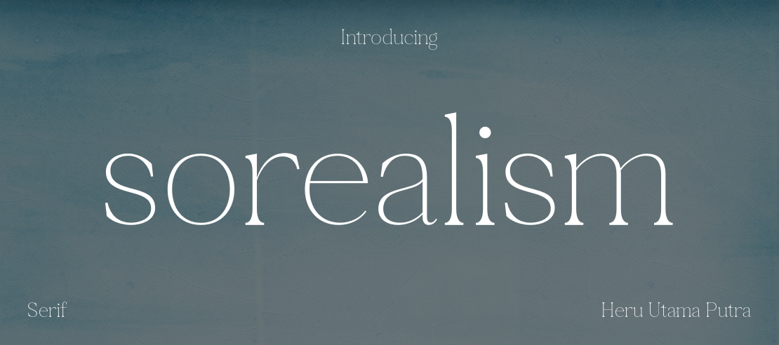 sorealism Font