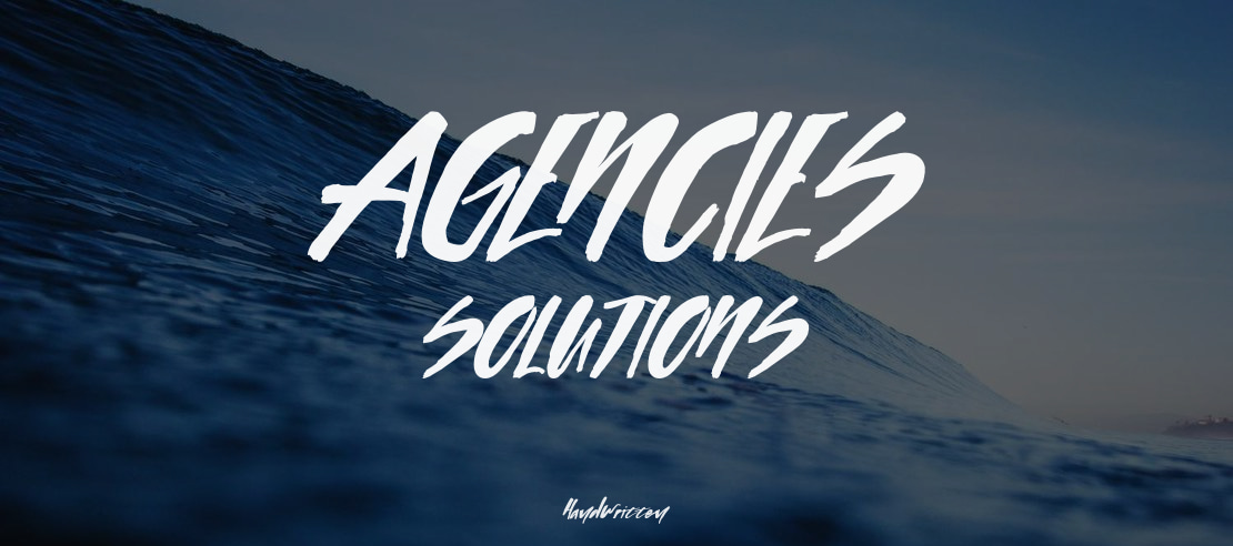 AGENCIES SOLUTIONS Font