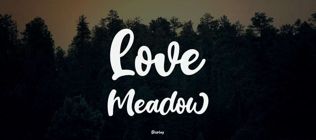 Love Meadow Font