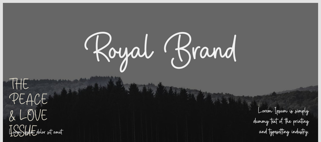Royal Brand Font