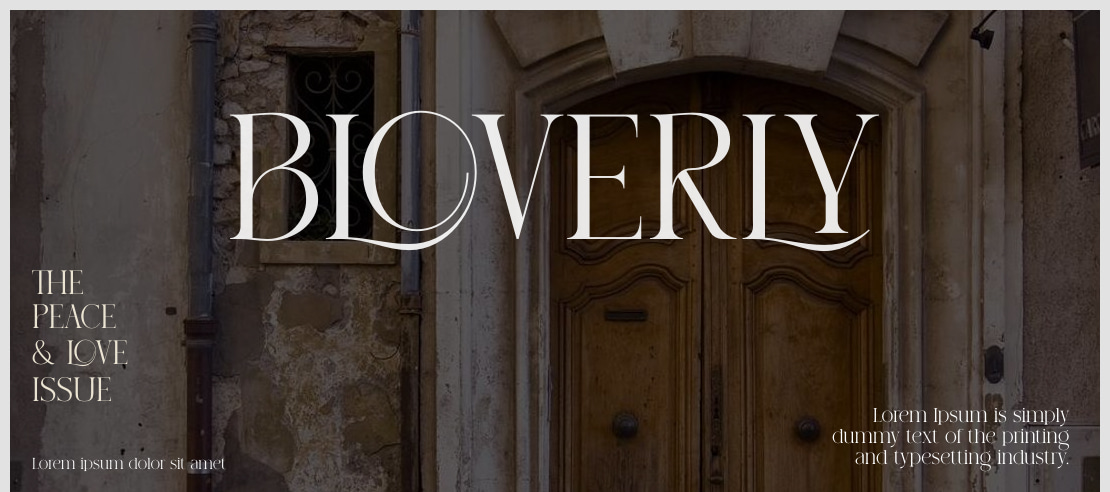 BLOVERLY Font