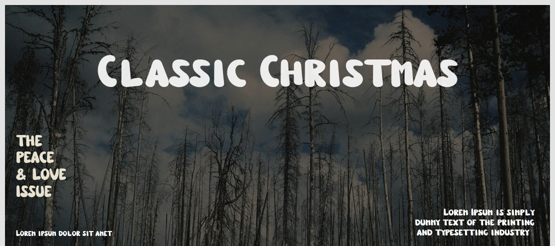 Classic Christmas Font