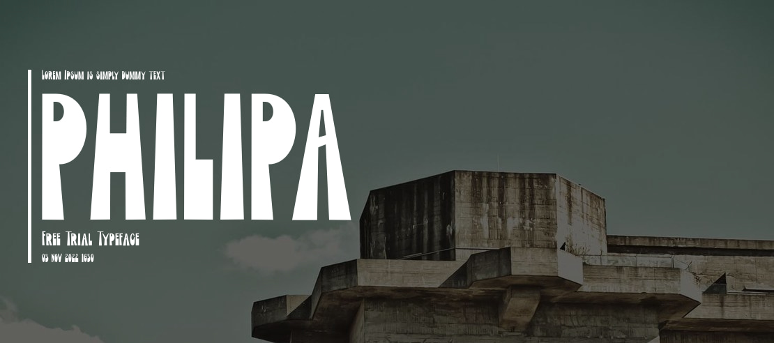 PHILIPA Free Trial Font