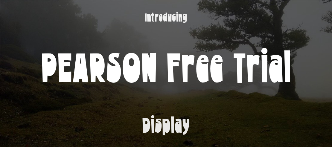 PEARSON Free Trial Font