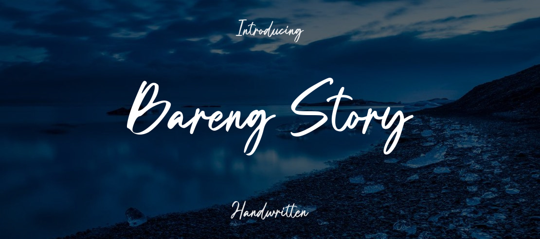 Bareng Story Font