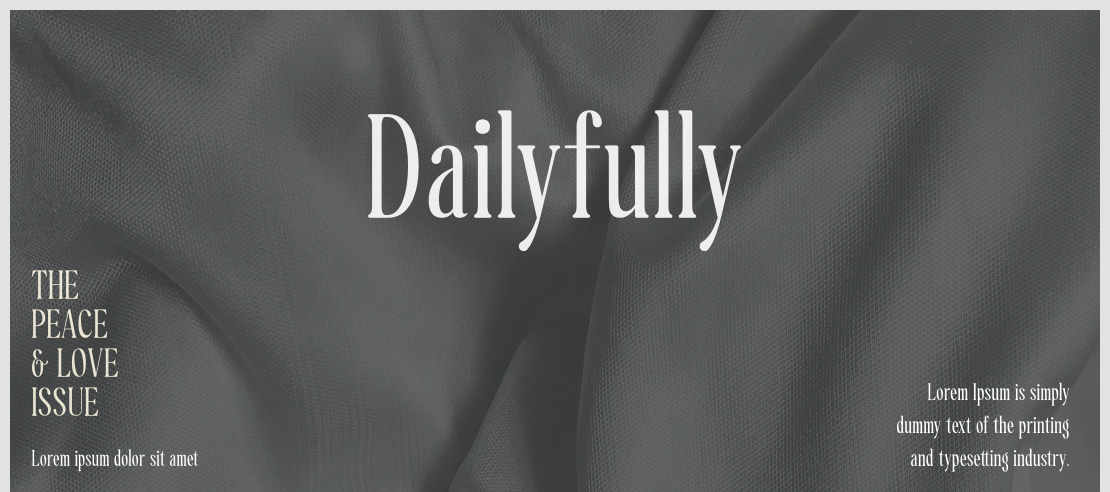 Dailyfully Font